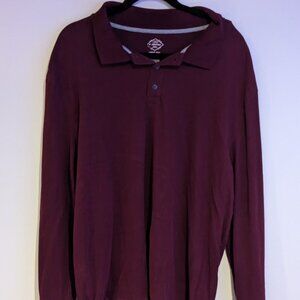 St. Johns Bay Mens Long Sleeve Polo